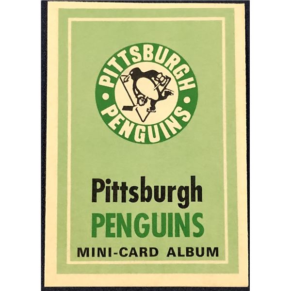 1969-70 O-PEE-CHEE NHL MINI CARD ALBUM - PITTSBURGH PENGUINS