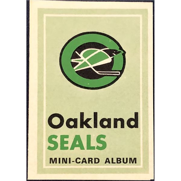 1969-70 O-PEE-CHEE NHL MINI CARD ALBUM - OAKLAND SEALS
