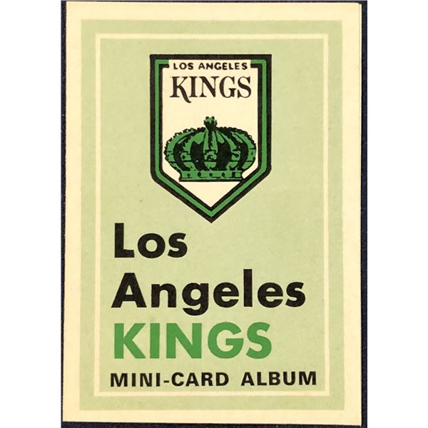 1969-70 O-PEE-CHEE NHL MINI CARD ALBUM - LOS ANGELES KINGS