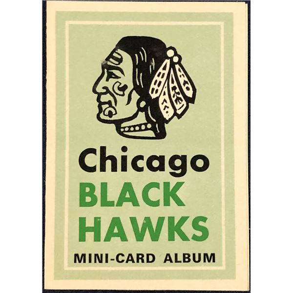 1969-70 O-PEE-CHEE NHL MINI CARD ALBUM - CHICAGO BLACK HAWKS