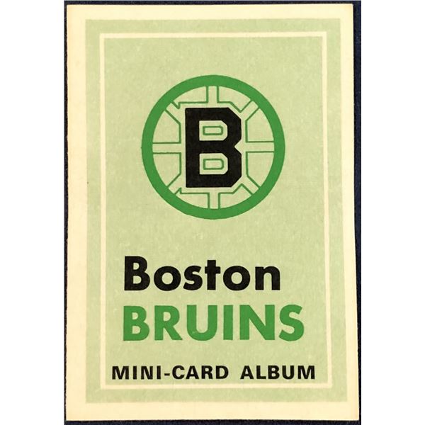 1969-70 O-PEE-CHEE NHL MINI CARD ALBUM - BOSTON BRUINS