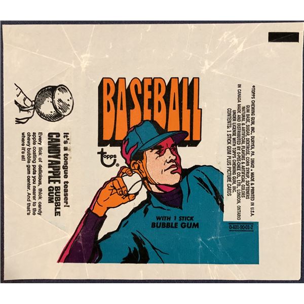 1972 TOPPS BASEBALL WRAPPER
