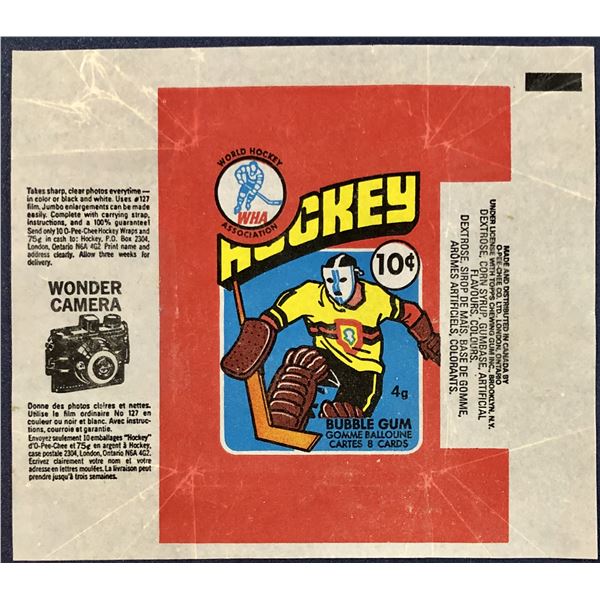 1976-77 O-PEE-CHEE WHA HOCKEY WRAPPER