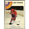 Image 1 : 1978-79 O-PEE-CHEE NHL LARRY ROBINSON (HOF) SIGNED