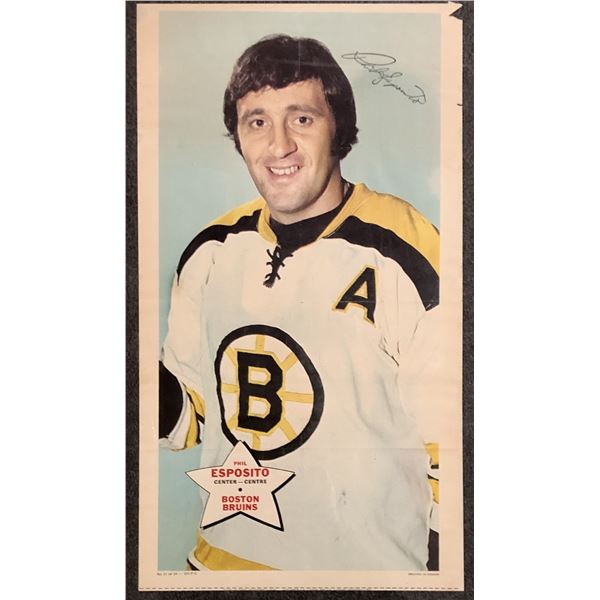 1971-72 O-PEE-CHEE NHL POSTERS TEST ISSUE - PHIL ESPOSITO (HOF)