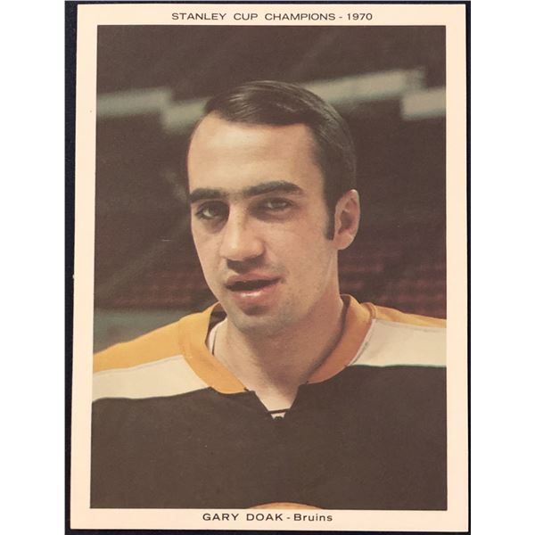 1970 BOSTON BRUINS STANLEY CUP CHAMPS - GARY DOAK