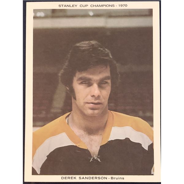 1970 BOSTON BRUINS STANLEY CUP CHAMPS - DEREK SANDERSON