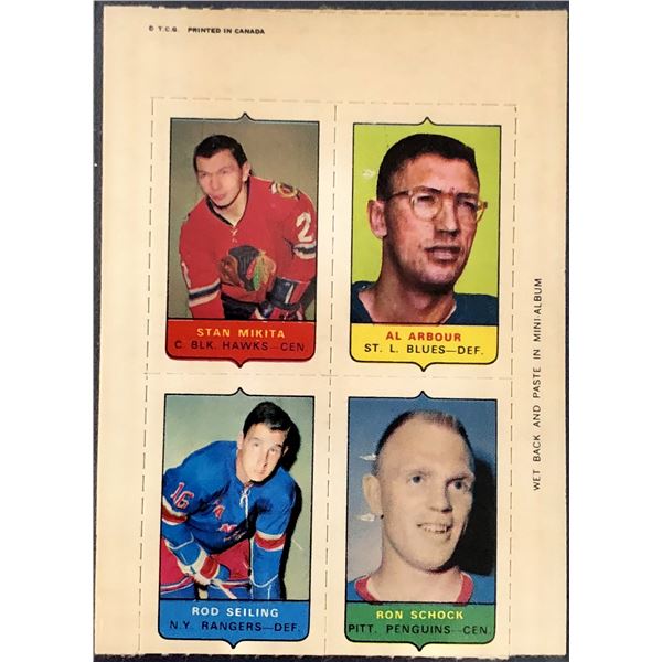 1969 O-PEE-CHEE HOCKEY 4-IN-1 STAN MIKITA (HOF)