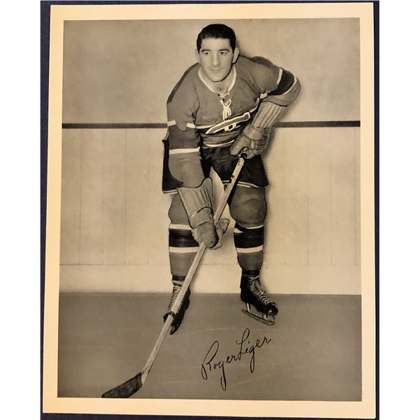 1945-54 QUAKER OATS NHL HOCKEY - ROGER LEGER