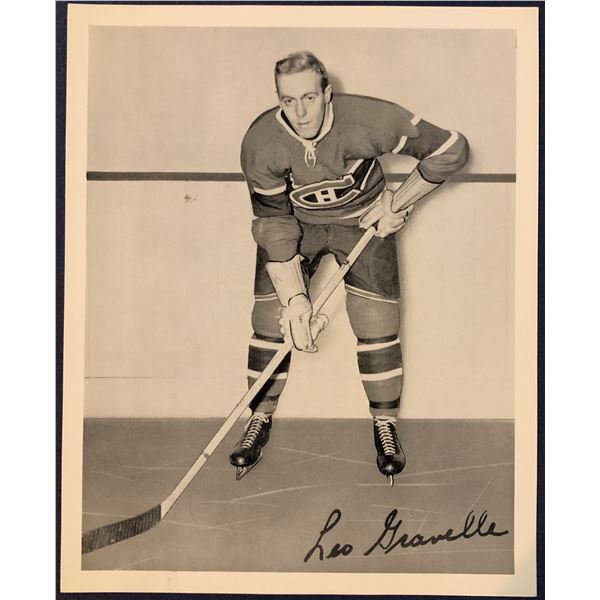 1945-54 QUAKER OATS NHL HOCKEY - LEO GRAVELLE