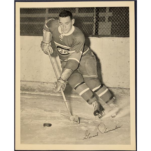 1945-54 QUAKER OATS NHL HOCKEY - GERRY PLAMONDON