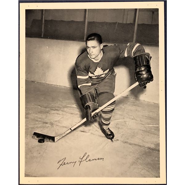 1945-54 QUAKER OATS NHL HOCKEY - FERN FLAMAN (HOF)