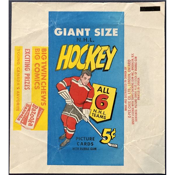 1964-65 O-PEE-CHEE HOCKEY WRAPPER