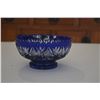 Image 5 : COLLECTION OF COBALT BLUE CUT TO CLEAR VASES & BOWL (4 PCS)