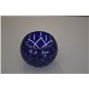 Image 6 : COLLECTION OF COBALT BLUE CUT TO CLEAR VASES & BOWL (4 PCS)
