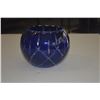 Image 7 : COLLECTION OF COBALT BLUE CUT TO CLEAR VASES & BOWL (4 PCS)