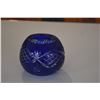 Image 8 : COLLECTION OF COBALT BLUE CUT TO CLEAR VASES & BOWL (4 PCS)