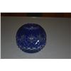 Image 8 : VINTAGE COBALT BLUE CUT TO CLEAR VASE, CRUETS, FOOTED BOWL & PITCHER (6 PCS)