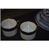 Image 10 : COBALT BLUE BONE CHINA (24 PCS)