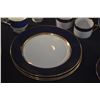 Image 12 : COBALT BLUE BONE CHINA (24 PCS)