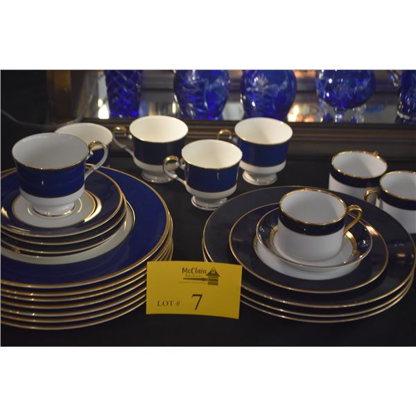 COBALT BLUE BONE CHINA (24 PCS)