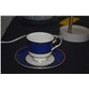 Image 2 : COBALT BLUE BONE CHINA (24 PCS)