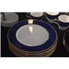 Image 5 : COBALT BLUE BONE CHINA (24 PCS)