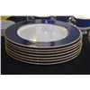 Image 6 : COBALT BLUE BONE CHINA (24 PCS)