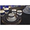 Image 8 : COBALT BLUE BONE CHINA (24 PCS)