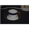 Image 9 : COBALT BLUE BONE CHINA (24 PCS)
