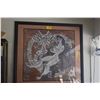 Image 1 : FRAMED PAINTING; SIGNED JIANG TIEFENG '89 (55 1/2" X 52 3/4")