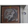 Image 2 : FRAMED PAINTING; SIGNED JIANG TIEFENG '89 (55 1/2" X 52 3/4")