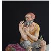 Image 3 : 10" PORCELAIN CAPODIMONTE STATUE, FISHERMAN W/BASKET OF FISH