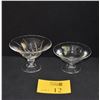 Image 1 : CRYSTAL PEDESTAL BOWLS BY J.G. DURAND (2 PCS)
