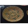 Image 4 : HAND WOVEN NATURAL FIBER STORAGE BASKETS W/SPIRAL DESIGN (3 PCS)
