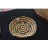 Image 6 : HAND WOVEN NATURAL FIBER STORAGE BASKETS W/SPIRAL DESIGN (3 PCS)