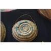 Image 7 : HAND WOVEN NATURAL FIBER STORAGE BASKETS W/SPIRAL DESIGN (3 PCS)