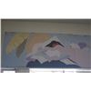 Image 2 : HAND PAINTED TRYPTIC  ACRYLIC ON CANVAS, HAWAIIAN LADY IN REPOSE; SIGNED DIANA HANSEN-YOUNG 1981 (NE