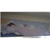 Image 3 : HAND PAINTED TRYPTIC  ACRYLIC ON CANVAS, HAWAIIAN LADY IN REPOSE; SIGNED DIANA HANSEN-YOUNG 1981 (NE