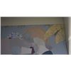 Image 5 : HAND PAINTED TRYPTIC  ACRYLIC ON CANVAS, HAWAIIAN LADY IN REPOSE; SIGNED DIANA HANSEN-YOUNG 1981 (NE