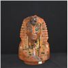 Image 2 : 10 1/2" KING TUTANKHAMUN STATUE, AMBER COLORED RESIN