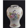 Image 4 : 17" TALL VASE W/FLORAL MOTIF, MARKED FIORENTINE