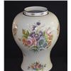 Image 5 : 17" TALL VASE W/FLORAL MOTIF, MARKED FIORENTINE