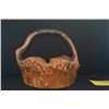 Image 5 : CARVED BURLWOOD BASKET