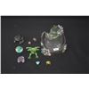 Image 9 : DISPLAY CASE W/FROG COLLECTION (28 PCS)
