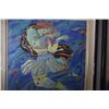 Image 3 : FRAMED PAINTING; SIGNED TIEFENG JIANG '88 (51 1/2" X 51 1/2")