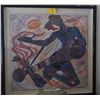 Image 2 : FRAMED PAINTING; SIGNED HE NENG '88 (52" X 51 1/4")