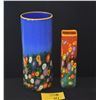 Image 1 : MAD ART STUDIO HAND BLOWN ART GLASS VASES (2 PCS)