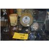 Image 1 : COLLECTION OF ANTIQUE VICTORIAN-ERA HAND PAINTED PORTRAITS & VINTAGE HORN DRINKING BEAKER W/ORNATE F