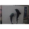 Image 2 : 36" BRONZE DOLPHIN SCULPTURE; SIGNED BRUCE STANFORD, 1993 1/25 ON MARBLE BASE